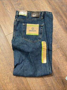 Magellan Outdoors Men's Indigo Blue Bootcut Jeans